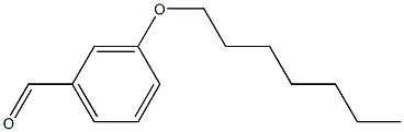 3-(heptyloxy)benzaldehyde 结构式