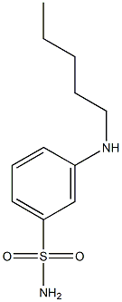 3-(pentylamino)benzene-1-sulfonamide