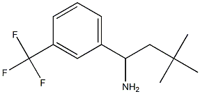 3,3-dimethyl-1-[3-(trifluoromethyl)phenyl]butan-1-amine
