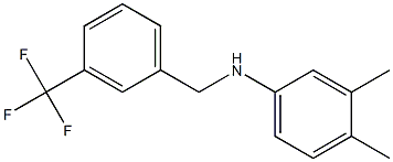 3,4-dimethyl-N-{[3-(trifluoromethyl)phenyl]methyl}aniline