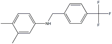 3,4-dimethyl-N-{[4-(trifluoromethyl)phenyl]methyl}aniline|