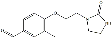 3,5-dimethyl-4-[2-(2-oxoimidazolidin-1-yl)ethoxy]benzaldehyde|