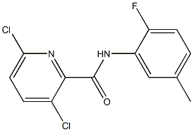  3,6-dichloro-N-(2-fluoro-5-methylphenyl)pyridine-2-carboxamide