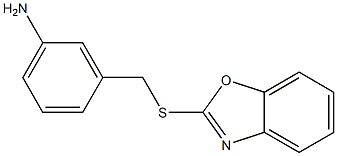  3-[(1,3-benzoxazol-2-ylsulfanyl)methyl]aniline