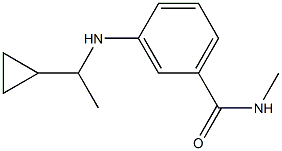  3-[(1-cyclopropylethyl)amino]-N-methylbenzamide