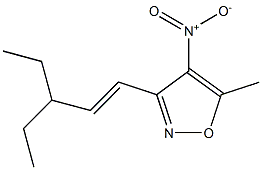 3-[(1E)-3-ethylpent-1-enyl]-5-methyl-4-nitroisoxazole