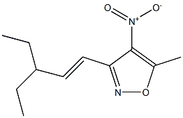  3-[(1E)-3-ethylpent-1-enyl]-5-methyl-4-nitroisoxazole