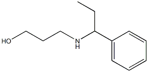 3-[(1-phenylpropyl)amino]propan-1-ol Structure