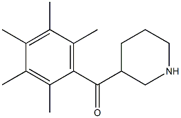 3-[(2,3,4,5,6-pentamethylphenyl)carbonyl]piperidine