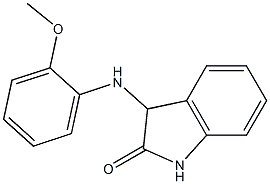 3-[(2-methoxyphenyl)amino]-2,3-dihydro-1H-indol-2-one Struktur