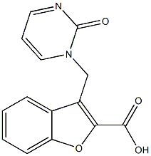 3-[(2-oxo-1,2-dihydropyrimidin-1-yl)methyl]-1-benzofuran-2-carboxylic acid