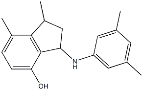 3-[(3,5-dimethylphenyl)amino]-1,7-dimethyl-2,3-dihydro-1H-inden-4-ol