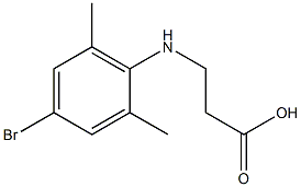  3-[(4-bromo-2,6-dimethylphenyl)amino]propanoic acid
