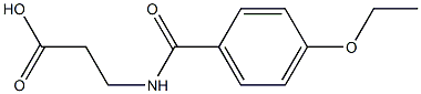 3-[(4-ethoxyphenyl)formamido]propanoic acid Struktur