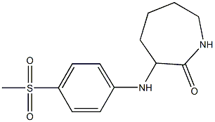 3-[(4-methanesulfonylphenyl)amino]azepan-2-one