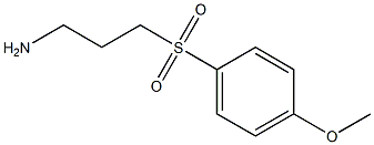 3-[(4-methoxyphenyl)sulfonyl]propan-1-amine