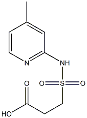  3-[(4-methylpyridin-2-yl)sulfamoyl]propanoic acid