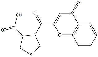 3-[(4-oxo-4H-chromen-2-yl)carbonyl]-1,3-thiazolidine-4-carboxylic acid