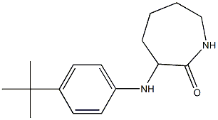3-[(4-tert-butylphenyl)amino]azepan-2-one 结构式
