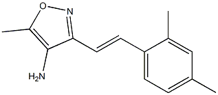 3-[(E)-2-(2,4-dimethylphenyl)vinyl]-5-methylisoxazol-4-amine