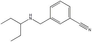 3-[(pentan-3-ylamino)methyl]benzonitrile