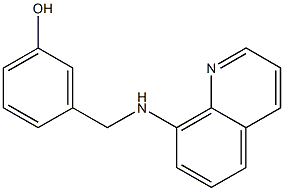 3-[(quinolin-8-ylamino)methyl]phenol