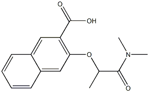 3-[1-(dimethylcarbamoyl)ethoxy]naphthalene-2-carboxylic acid