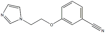3-[2-(1H-imidazol-1-yl)ethoxy]benzonitrile 结构式