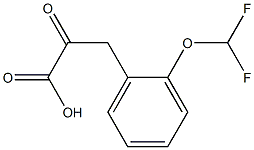  3-[2-(difluoromethoxy)phenyl]-2-oxopropanoic acid