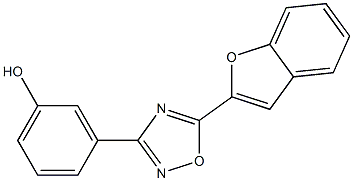 3-[5-(1-benzofuran-2-yl)-1,2,4-oxadiazol-3-yl]phenol