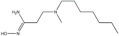  3-[heptyl(methyl)amino]-N'-hydroxypropanimidamide