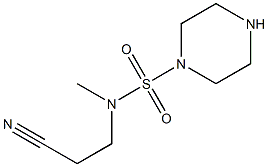  3-[methyl(piperazine-1-sulfonyl)amino]propanenitrile