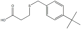3-{[(4-tert-butylphenyl)methyl]sulfanyl}propanoic acid