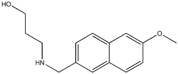  3-{[(6-methoxynaphthalen-2-yl)methyl]amino}propan-1-ol
