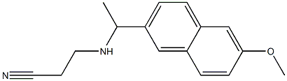  3-{[1-(6-methoxynaphthalen-2-yl)ethyl]amino}propanenitrile