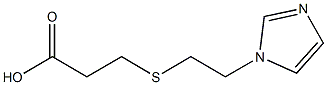 3-{[2-(1H-imidazol-1-yl)ethyl]sulfanyl}propanoic acid|