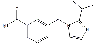 3-{[2-(propan-2-yl)-1H-imidazol-1-yl]methyl}benzene-1-carbothioamide