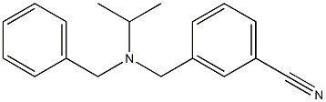  3-{[benzyl(propan-2-yl)amino]methyl}benzonitrile