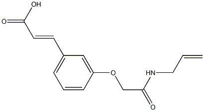3-{3-[(prop-2-en-1-ylcarbamoyl)methoxy]phenyl}prop-2-enoic acid