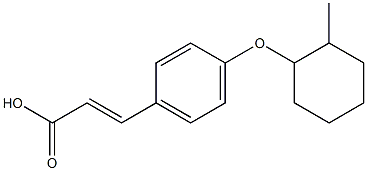  3-{4-[(2-methylcyclohexyl)oxy]phenyl}prop-2-enoic acid