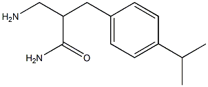 3-amino-2-{[4-(propan-2-yl)phenyl]methyl}propanamide,,结构式