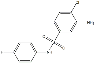 3-amino-4-chloro-N-(4-fluorophenyl)benzene-1-sulfonamide