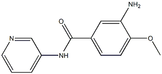 3-amino-4-methoxy-N-pyridin-3-ylbenzamide Structure