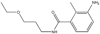  3-amino-N-(3-ethoxypropyl)-2-methylbenzamide