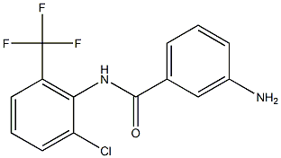  3-amino-N-[2-chloro-6-(trifluoromethyl)phenyl]benzamide