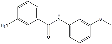  3-amino-N-[3-(methylsulfanyl)phenyl]benzamide