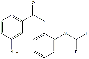  3-amino-N-{2-[(difluoromethyl)sulfanyl]phenyl}benzamide