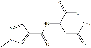 3-carbamoyl-2-[(1-methyl-1H-pyrazol-4-yl)formamido]propanoic acid