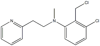  3-chloro-2-(chloromethyl)-N-methyl-N-[2-(pyridin-2-yl)ethyl]aniline