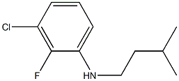  3-chloro-2-fluoro-N-(3-methylbutyl)aniline